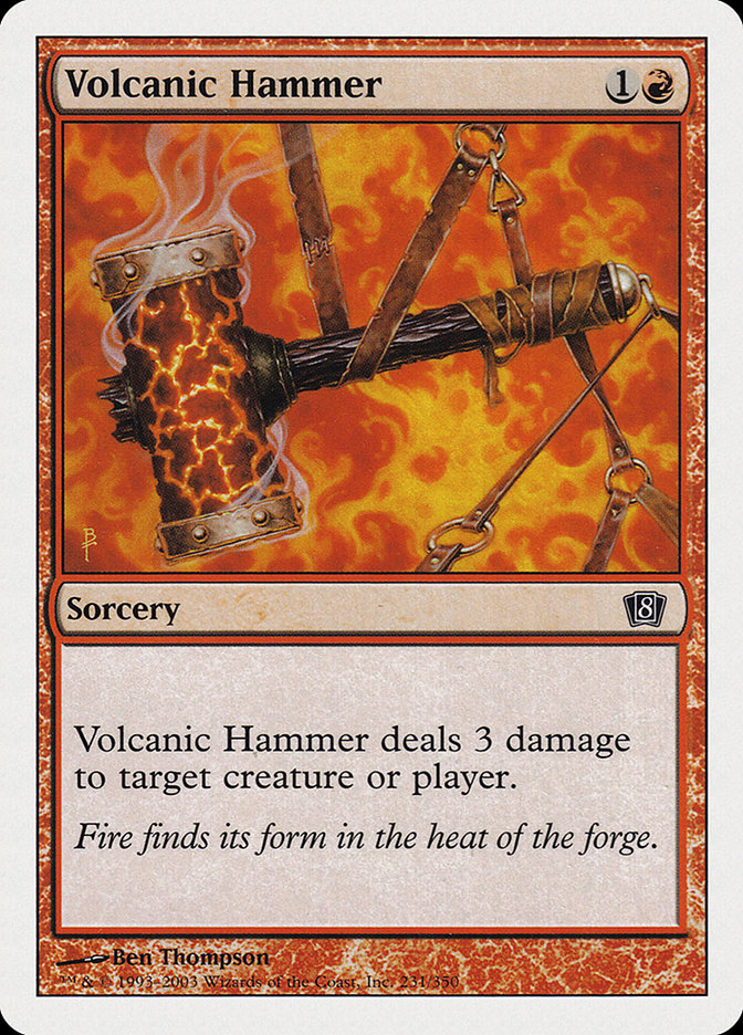 Volcanic Hammer [Eighth Edition] | Good Games Morley