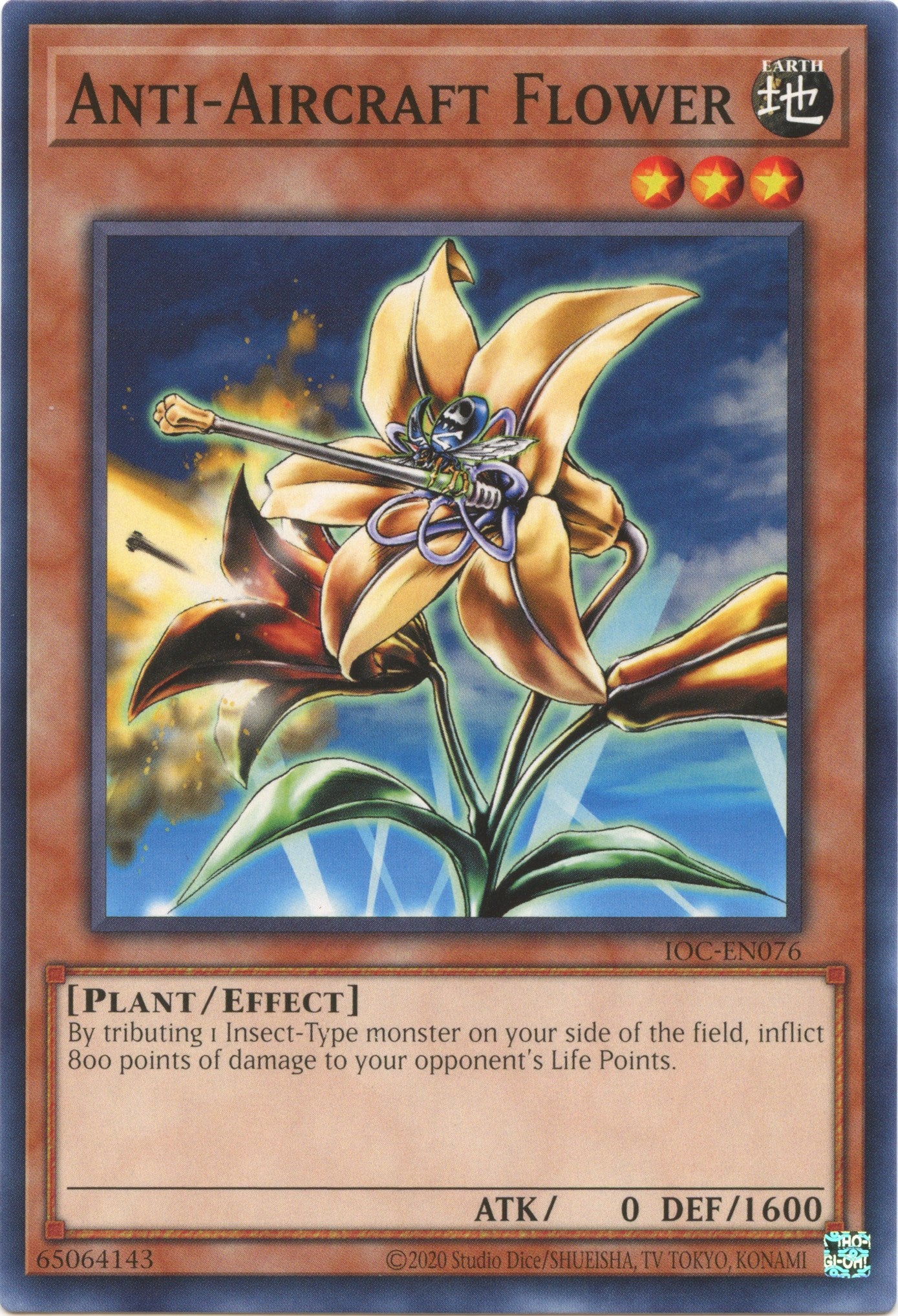 Anti-Aircraft Flower (25th Anniversary) [IOC-EN076] Common | Good Games Morley