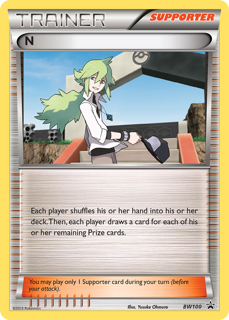 N (BW100) [Black & White: Black Star Promos] | Good Games Morley