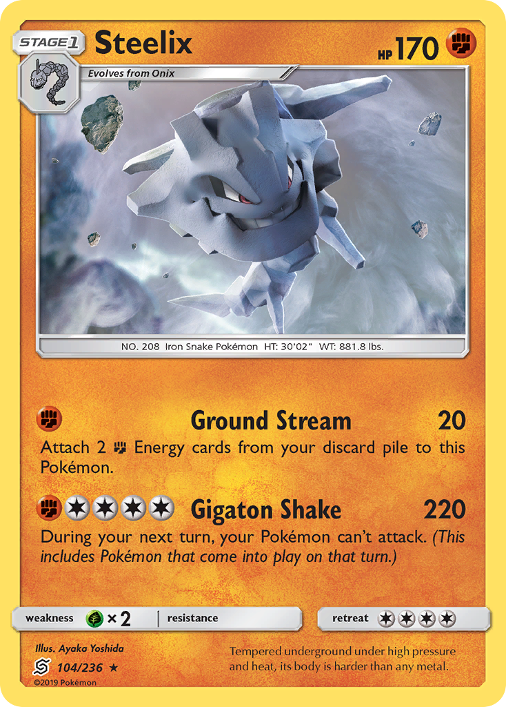 Steelix (104/236) [Sun & Moon: Unified Minds] | Good Games Morley