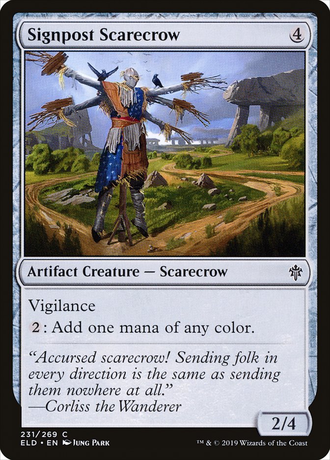 Signpost Scarecrow [Throne of Eldraine] | Good Games Morley