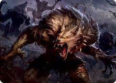Village Reavers Art Card [Innistrad: Midnight Hunt Art Series] | Good Games Morley