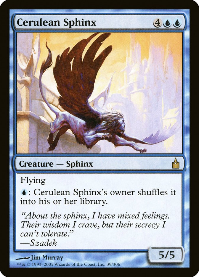 Cerulean Sphinx [Ravnica: City of Guilds] | Good Games Morley