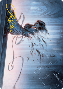 Fading Hope Art Card (Gold-Stamped Signature) [Innistrad: Midnight Hunt Art Series] | Good Games Morley
