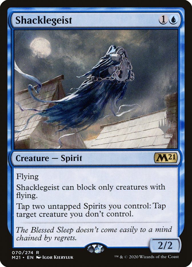 Shacklegeist (Promo Pack) [Core Set 2021 Promos] | Good Games Morley