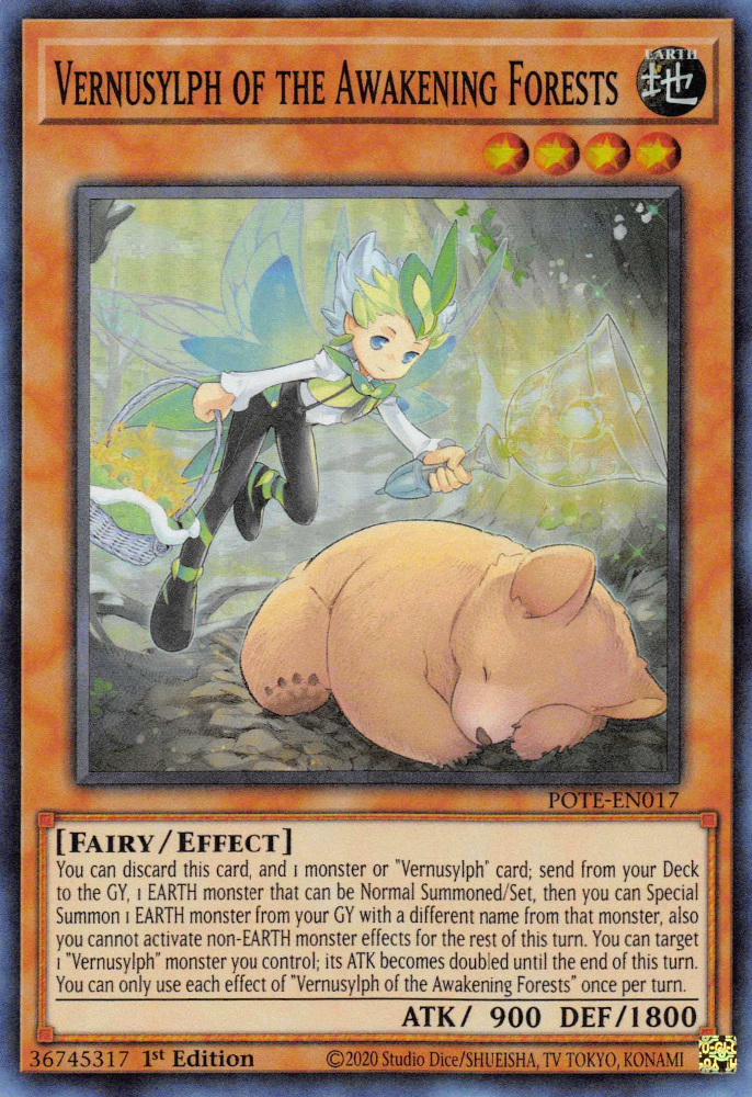 Vernusylph of the Awakening Forests [POTE-EN017] Super Rare | Good Games Morley