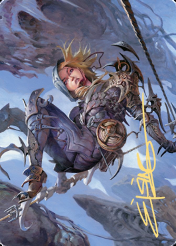 Blackbloom Rogue Art Card (Gold-Stamped Signature) [Zendikar Rising Art Series] | Good Games Morley
