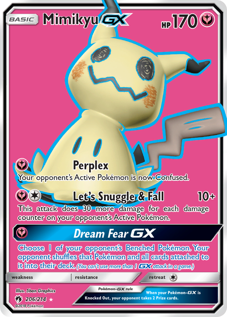 Mimikyu GX (206/214) [Sun & Moon: Lost Thunder] | Good Games Morley