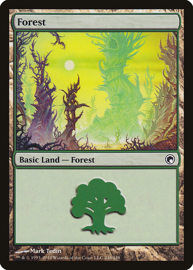 Forest (248) [Scars of Mirrodin] | Good Games Morley