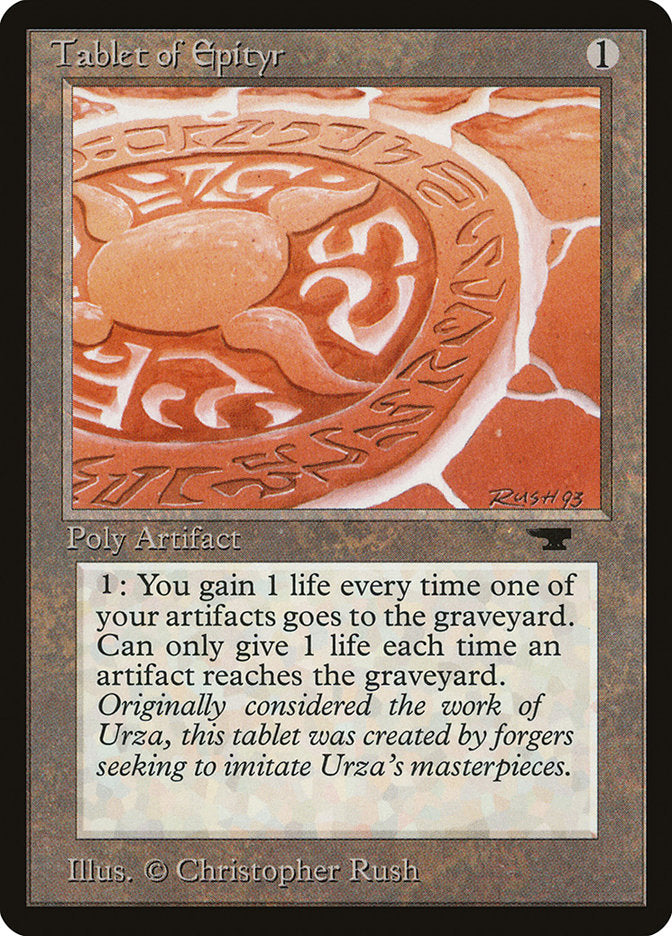 Tablet of Epityr [Antiquities] | Good Games Morley