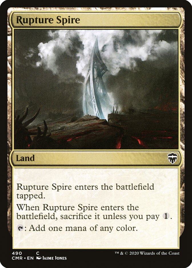 Rupture Spire (490) [Commander Legends] | Good Games Morley