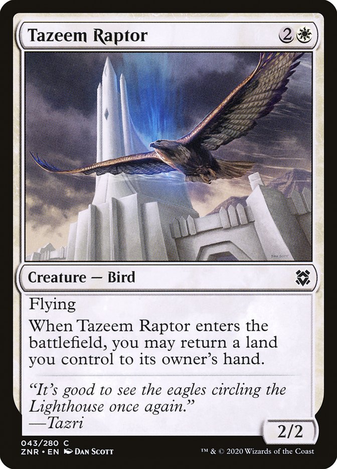 Tazeem Raptor [Zendikar Rising] | Good Games Morley