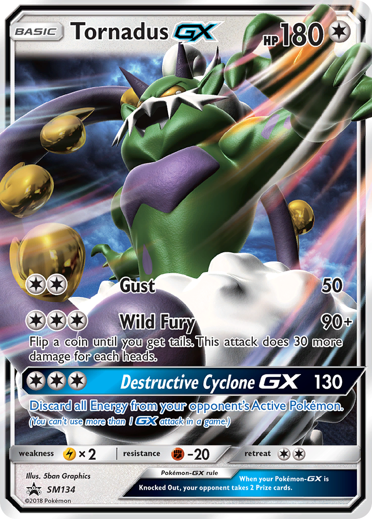Tornadus GX (SM134) [Sun & Moon: Black Star Promos] | Good Games Morley