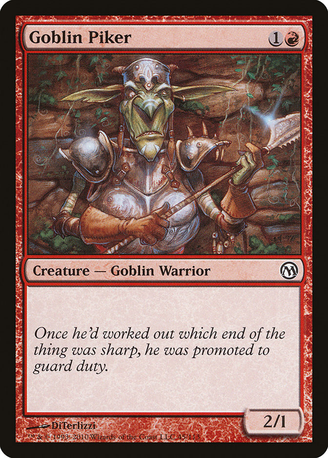 Goblin Piker [Duels of the Planeswalkers] | Good Games Morley