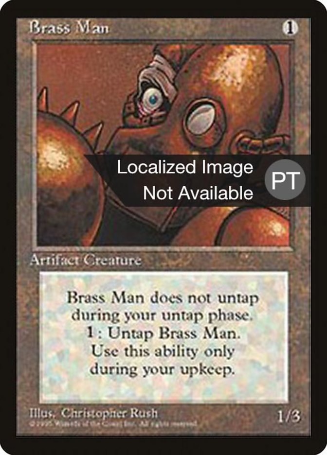 Brass Man [Fourth Edition (Foreign Black Border)] | Good Games Morley