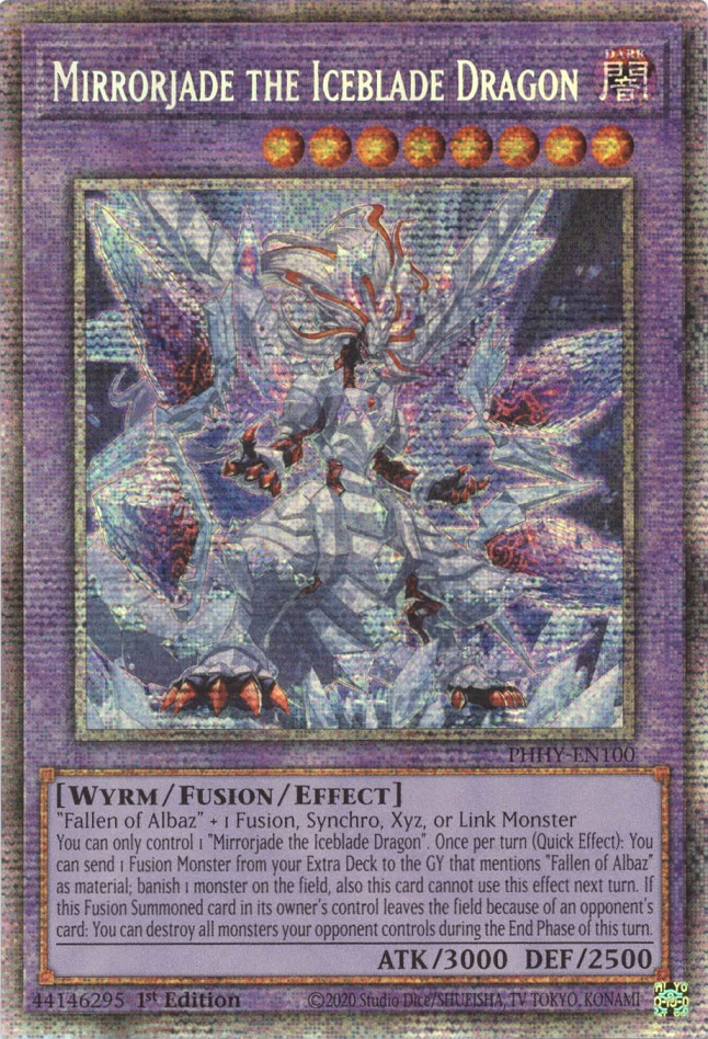 Mirrorjade the Iceblade Dragon [PHHY-EN100] Starlight Rare | Good Games Morley