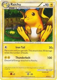 Raichu (10/123) (Cracked Ice Holo) [HeartGold & SoulSilver: Base Set] | Good Games Morley