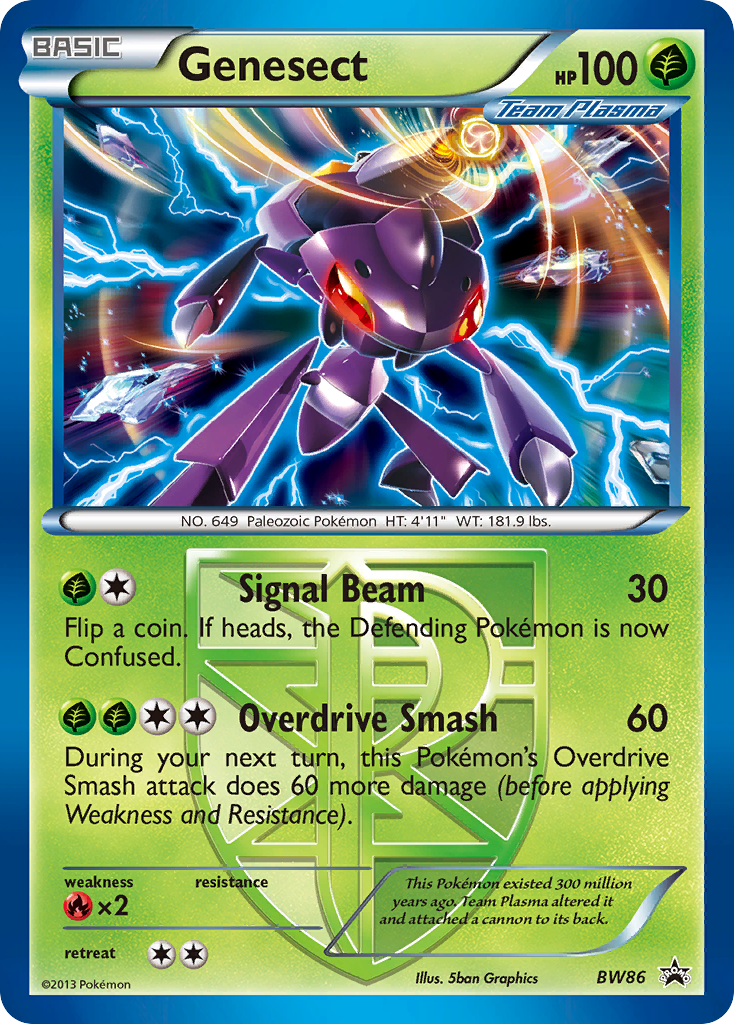 Genesect (BW86) (Team Plasma) [Black & White: Black Star Promos] | Good Games Morley