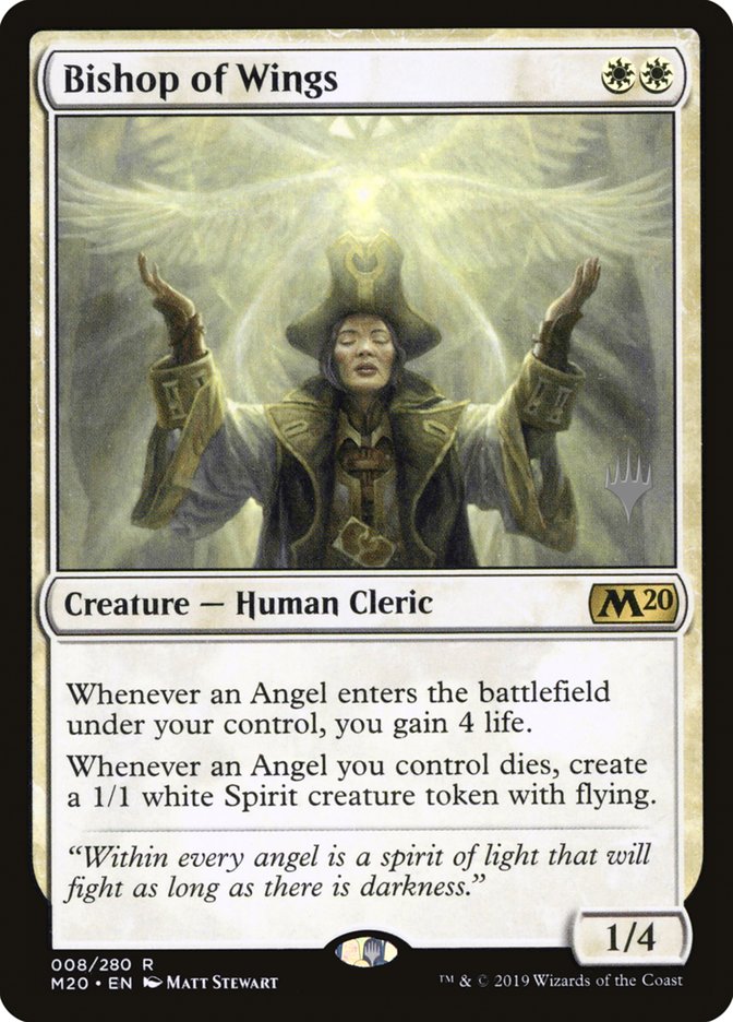 Bishop of Wings (Promo Pack) [Core Set 2020 Promos] | Good Games Morley