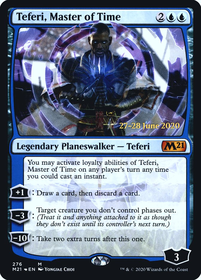 Teferi, Master of Time (276) [Core Set 2021 Prerelease Promos] | Good Games Morley