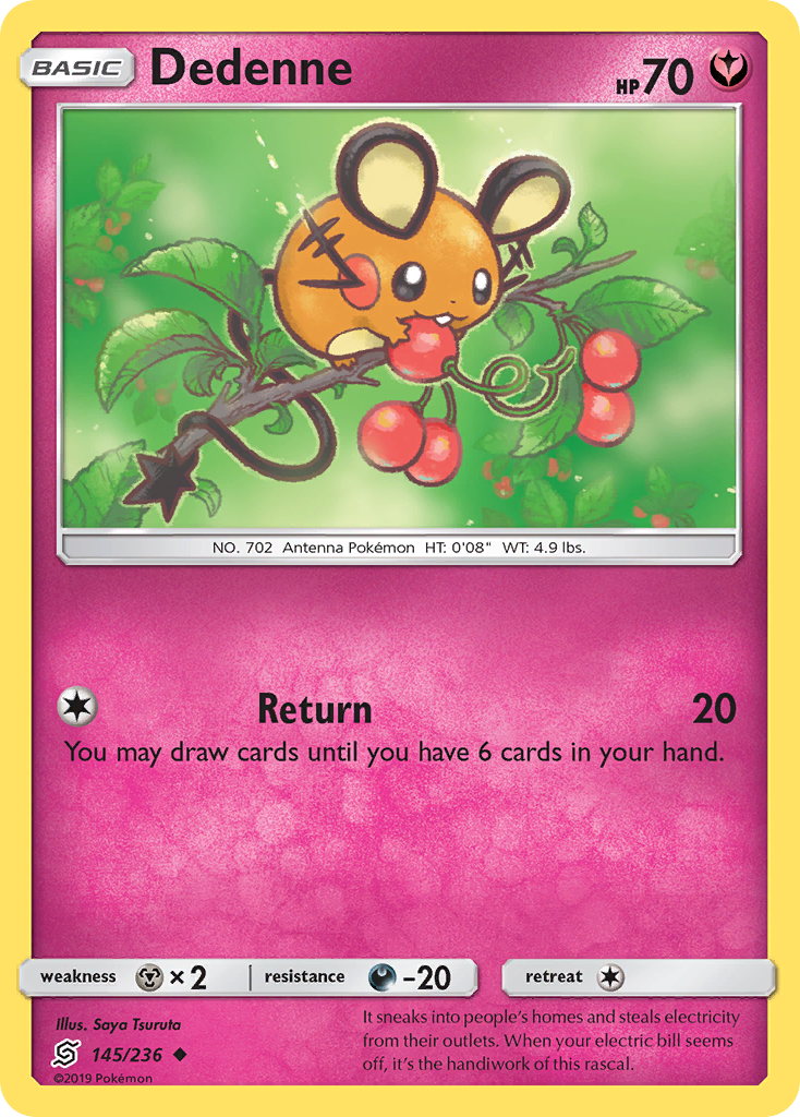 Dedenne (145/236) [Sun & Moon: Unified Minds] | Good Games Morley
