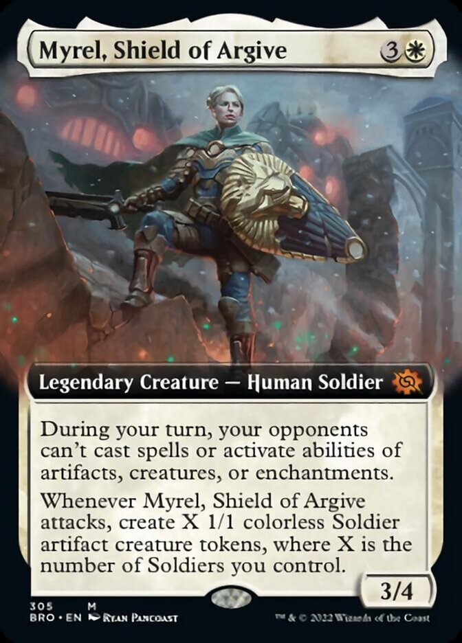 Myrel, Shield of Argive (Extended Art) [The Brothers' War] | Good Games Morley