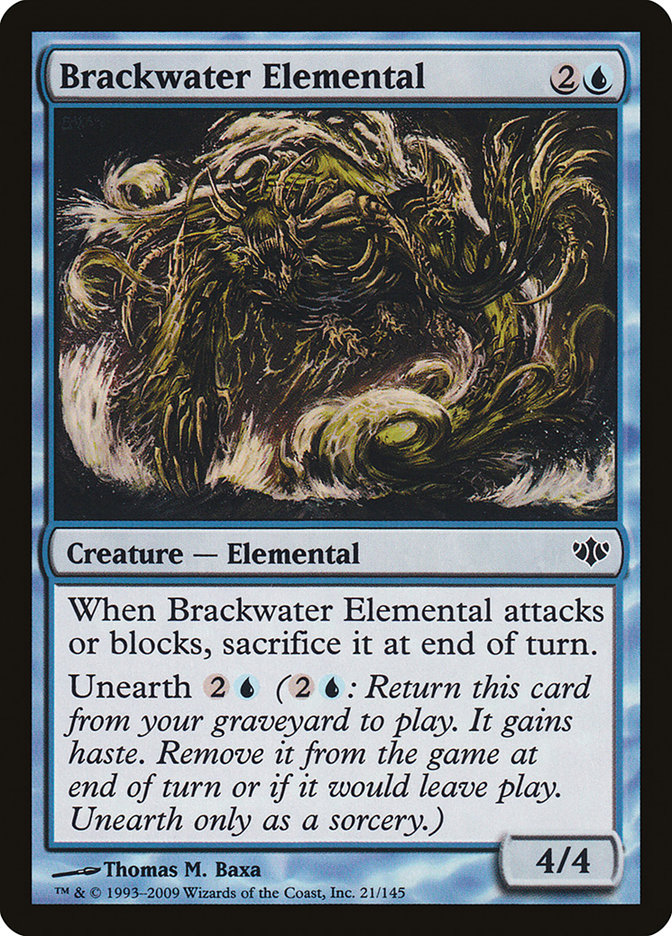 Brackwater Elemental [Conflux] | Good Games Morley
