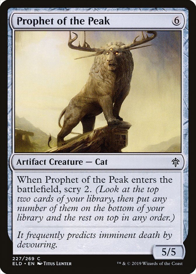Prophet of the Peak [Throne of Eldraine] | Good Games Morley
