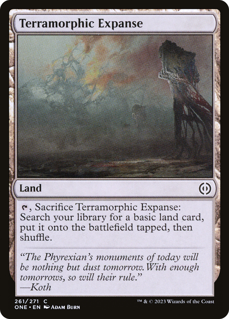 Terramorphic Expanse [Phyrexia: All Will Be One] | Good Games Morley