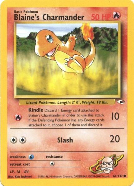Blaine's Charmander (61/132) [Gym Heroes Unlimited] | Good Games Morley