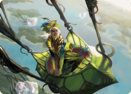 Nael, Avizoa Aeronaut Art Card [Dominaria United Art Series] | Good Games Morley