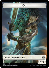 Bird // Cat Double-Sided Token [Phyrexia: All Will Be One Commander Tokens] | Good Games Morley
