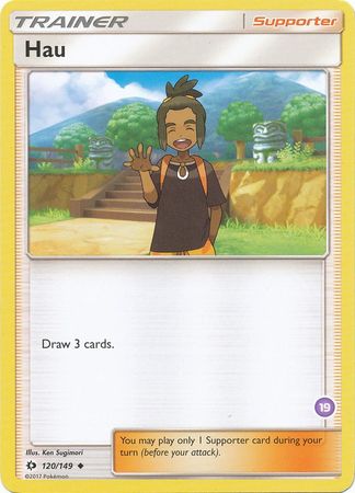 Hau (120/149) (Deck Exclusive #19) [Sun & Moon: Trainer Kit - Alolan Sandslash] | Good Games Morley