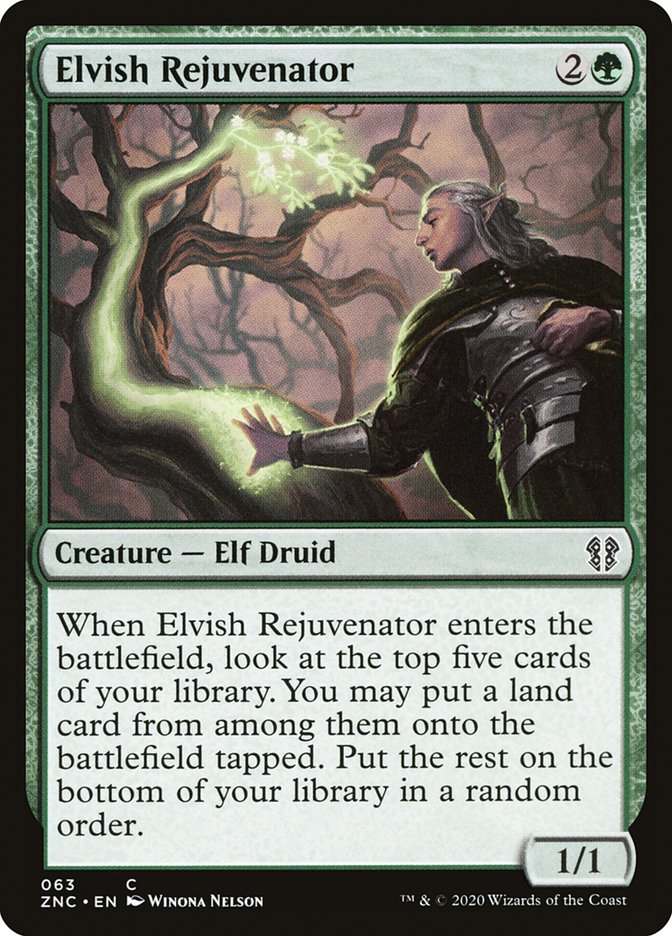 Elvish Rejuvenator [Zendikar Rising Commander] | Good Games Morley