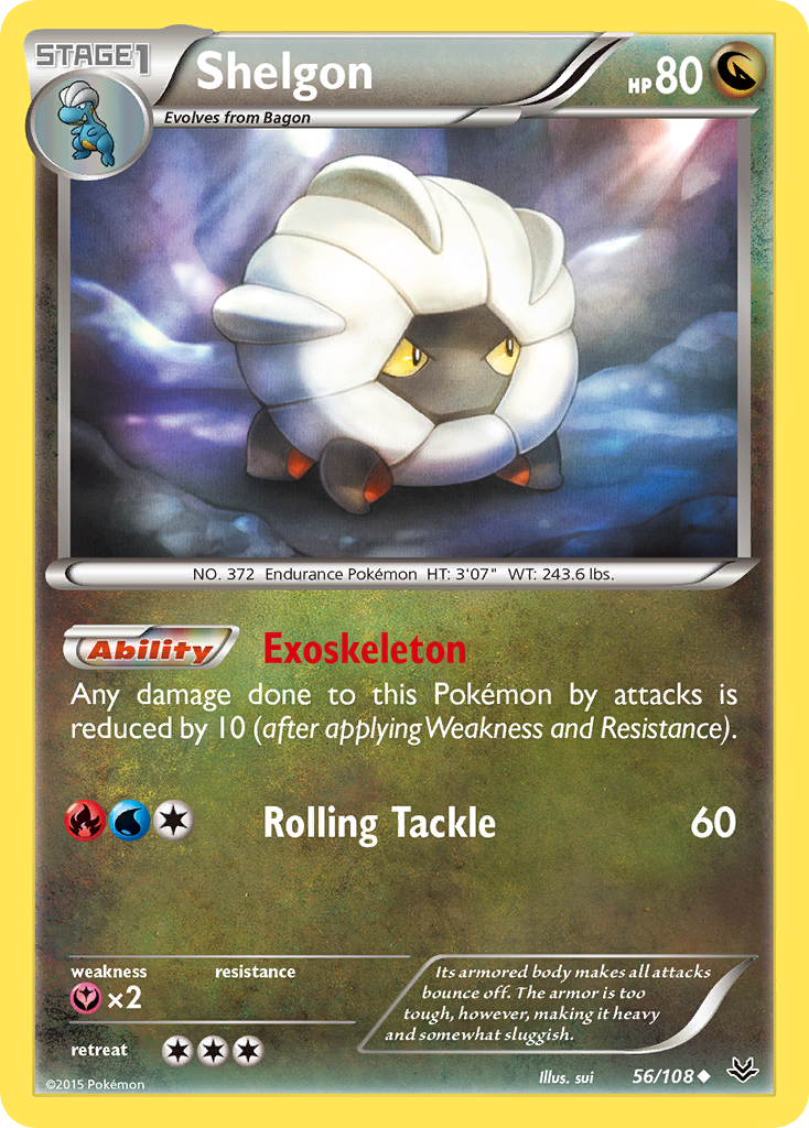 Shelgon (56/108) [XY: Roaring Skies] | Good Games Morley