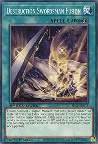 Destruction Swordsman Fusion [SBCB-EN015] Common | Good Games Morley
