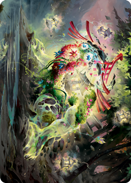 Go-Shintai of Life's Origin Art Card [Kamigawa: Neon Dynasty Art Series] | Good Games Morley