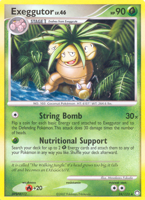 Exeggutor (24/123) [Diamond & Pearl: Mysterious Treasures] | Good Games Morley
