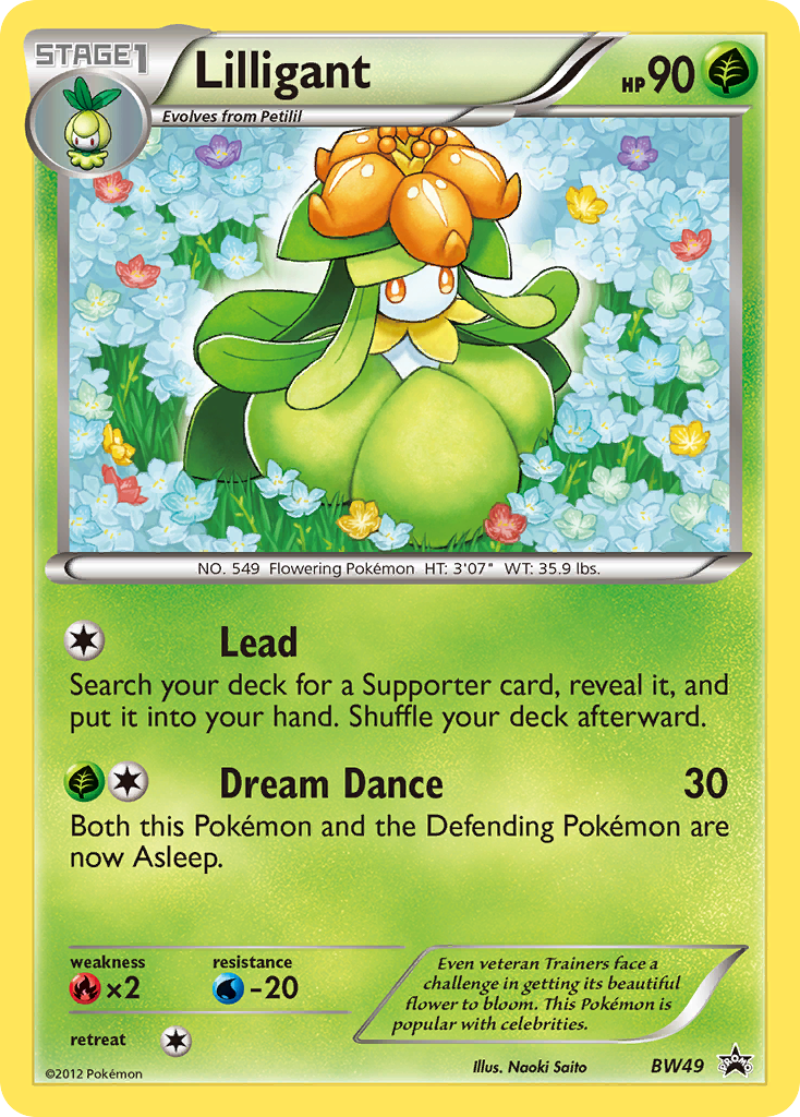 Lilligant (BW49) [Black & White: Black Star Promos] | Good Games Morley