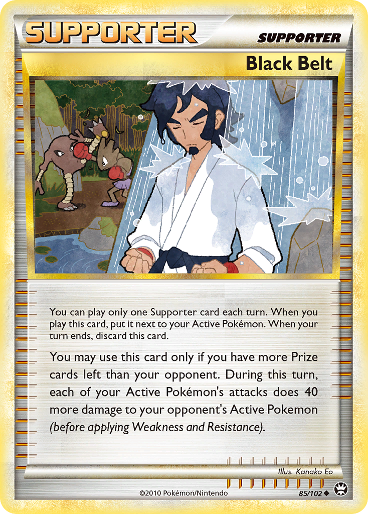 Black Belt (85/102) [HeartGold & SoulSilver: Triumphant] | Good Games Morley