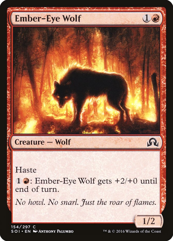 Ember-Eye Wolf [Shadows over Innistrad] | Good Games Morley