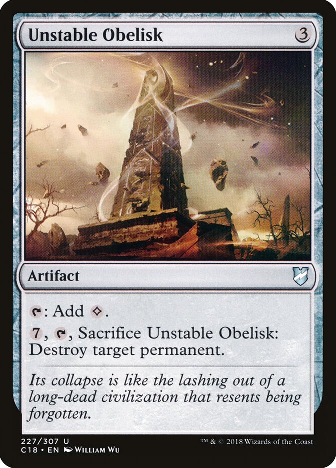 Unstable Obelisk [Commander 2018] | Good Games Morley