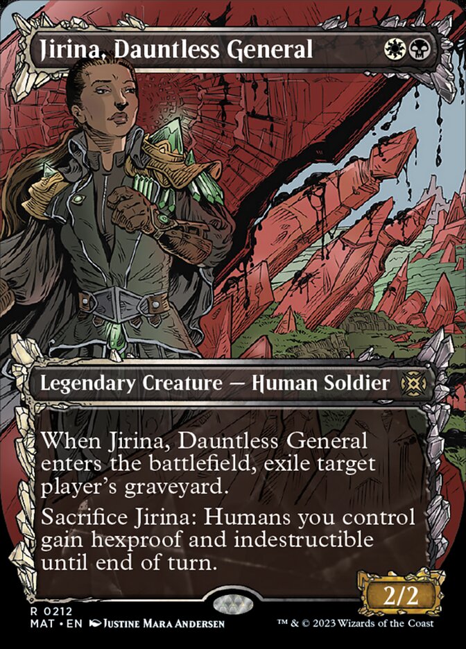 Jirina, Dauntless General (Showcase Halo Foil) [March of the Machine: The Aftermath] | Good Games Morley