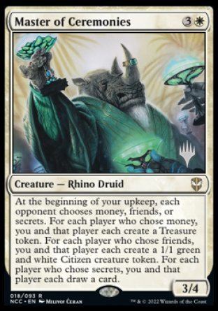 Master of Ceremonies (Promo Pack) [Streets of New Capenna Commander Promos] | Good Games Morley