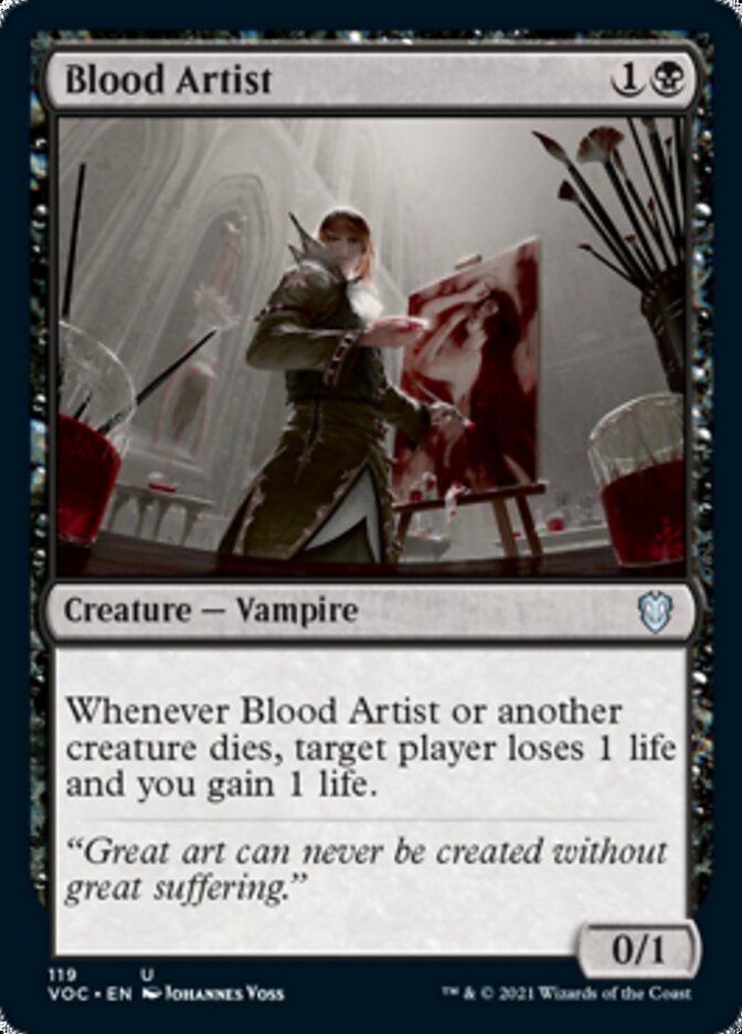 Blood Artist [Innistrad: Crimson Vow Commander] | Good Games Morley