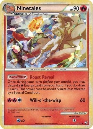 Ninetales (7/123) (Cracked Ice) [HeartGold & SoulSilver: Undaunted] | Good Games Morley