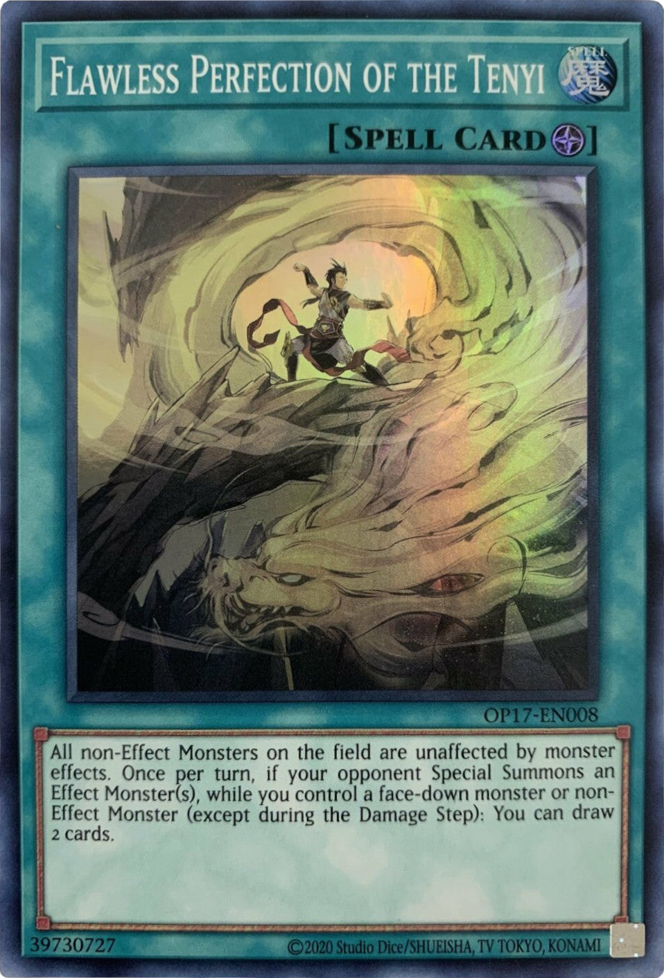 Flawless Perfection of the Tenyi [OP17-EN008] Super Rare | Good Games Morley