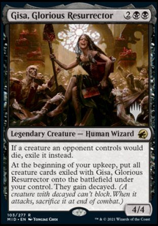 Gisa, Glorious Resurrector (Promo Pack) [Innistrad: Midnight Hunt Promos] | Good Games Morley