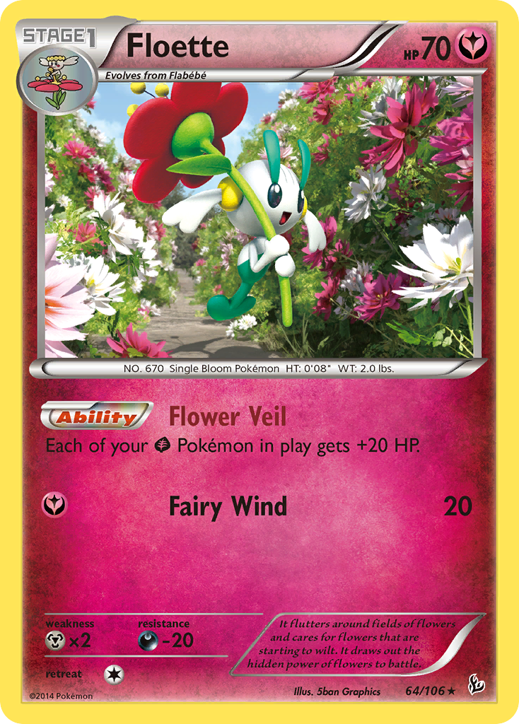 Floette (64/106) [XY: Flashfire] | Good Games Morley