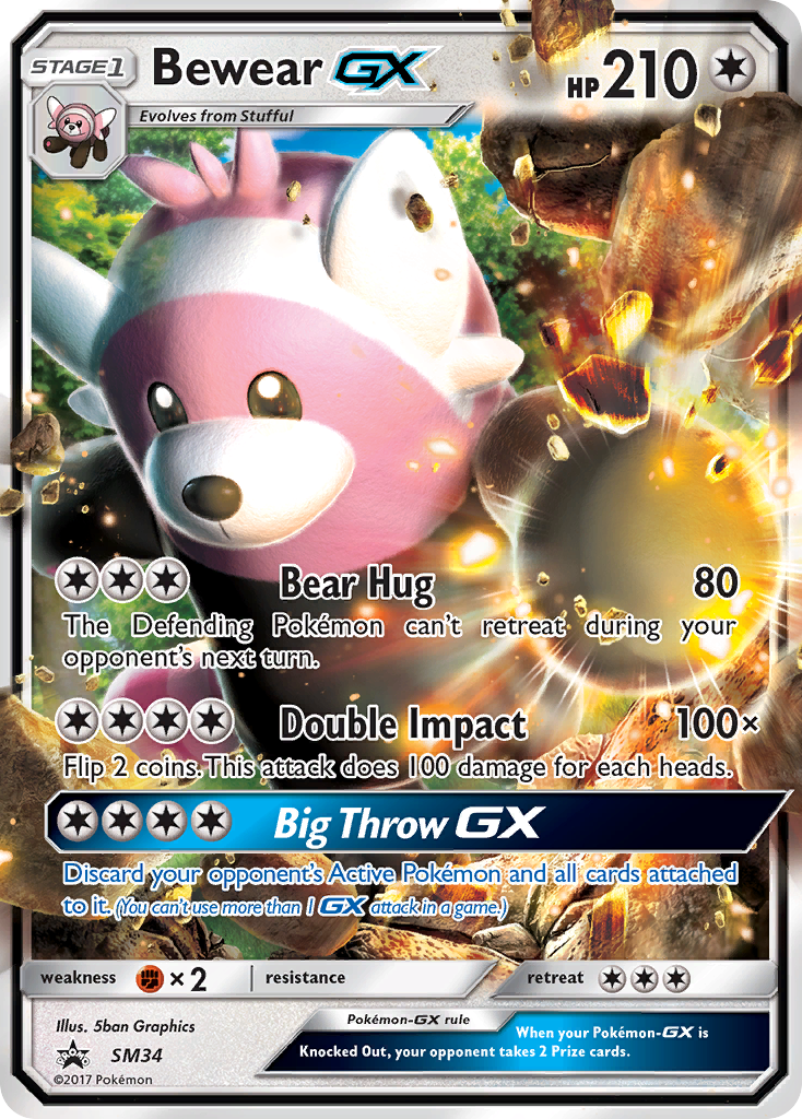 Bewear GX (SM34) [Sun & Moon: Black Star Promos] | Good Games Morley